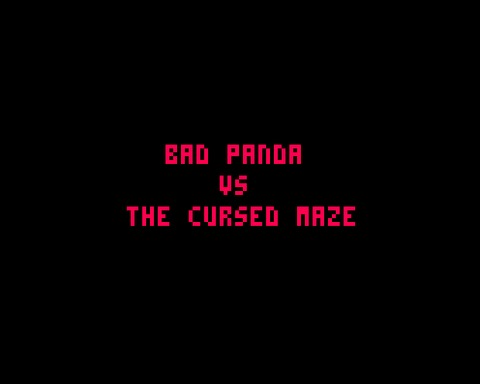 Bad Panda vs The Cursed Maze