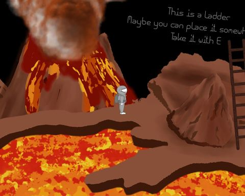 Stuck in a planet