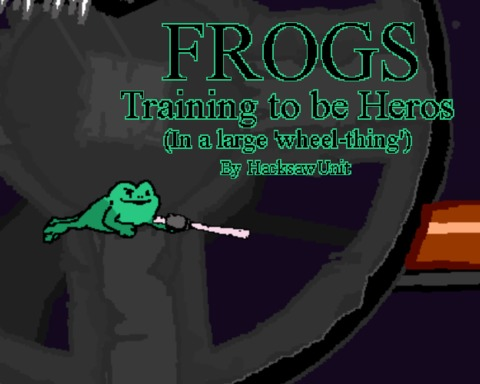 FROGS Training to be Heros (In a large 'wheel-thing')