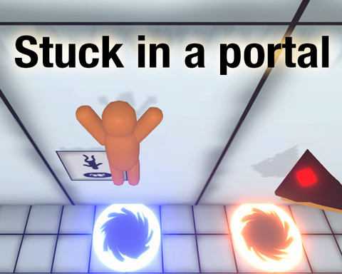 Stuck in a portal
