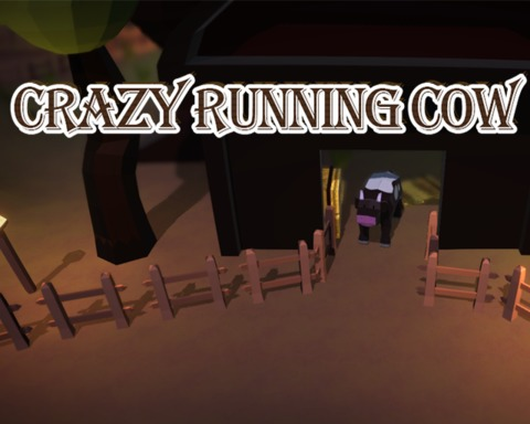 Crazy Running Cow