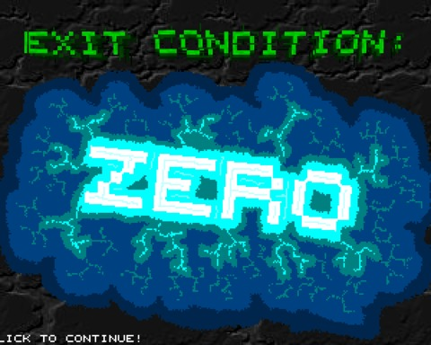 Exit Condition: Zero