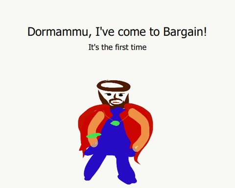 I've come to bargain