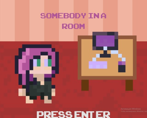 Somebody in a room