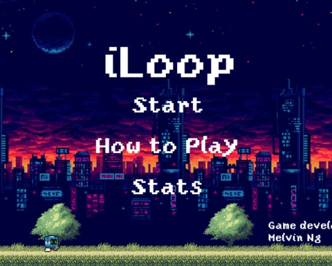 iLoop - the 2D endless runner game of a robot stuck in a loop :)