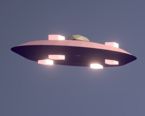 UFO in a box of bricks