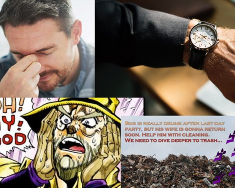 Deeper and deeper in trash