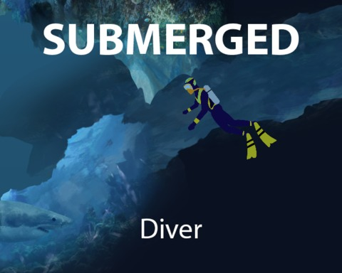 Submerged Diver