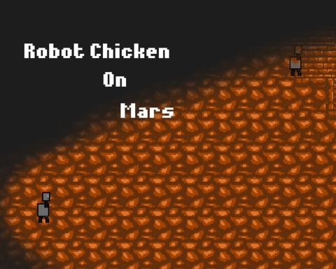 Chicken Robot on Mars