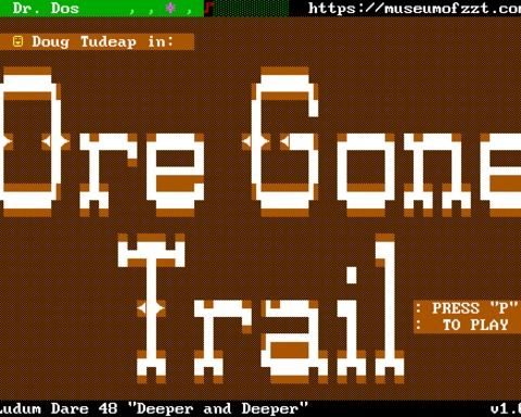 Doug Tudeap in: The Ore Gone Trail