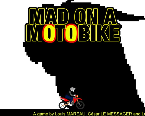 Mad on a motobike