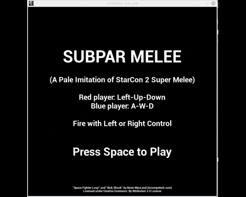 Subpar Melee