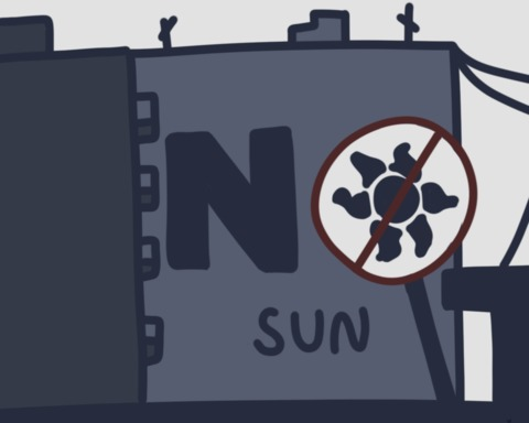 No sun