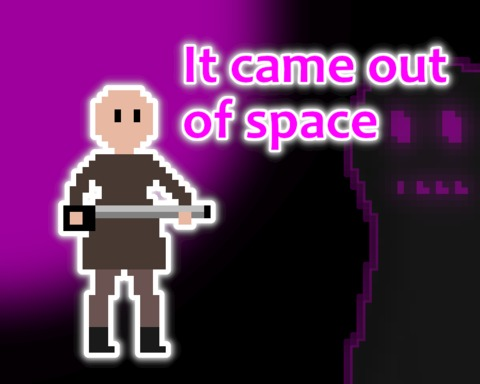 It came out of space