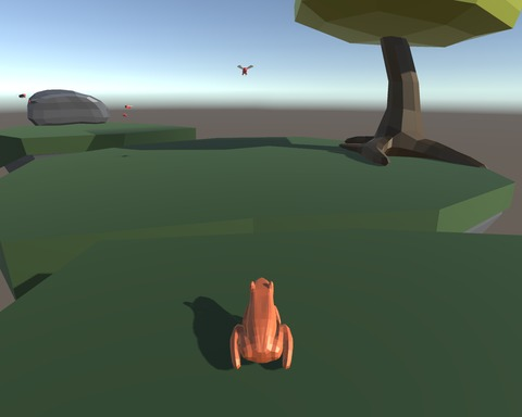 Hunting Frog