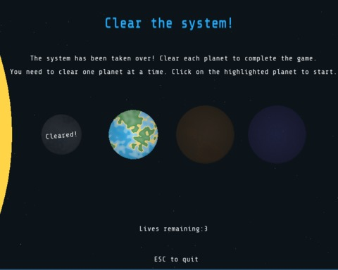 Clear the system!
