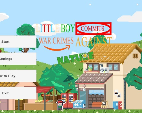 Little Boy Commits WarCrimes Against Nature