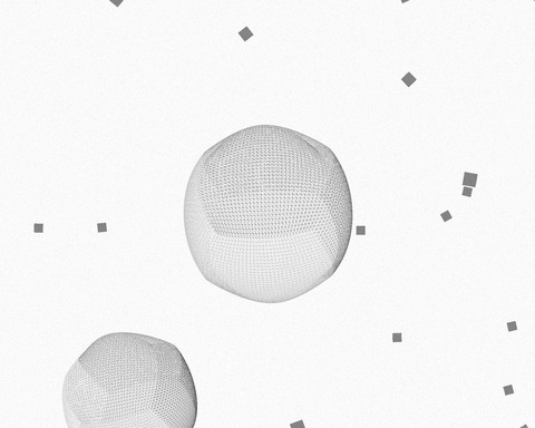 Life path of geometric shape
