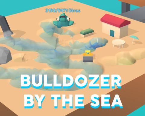 Bulldozer By The Sea