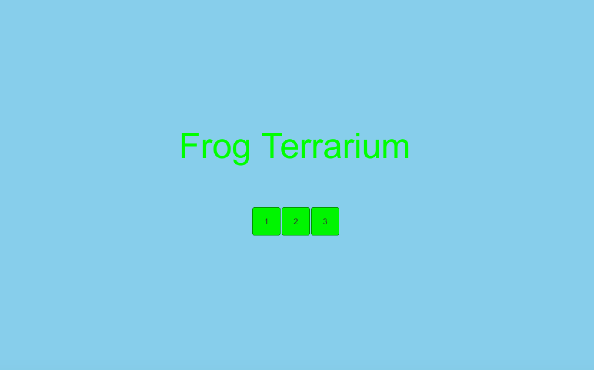 Frog Terrarium