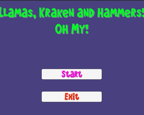 Llamas, Kraken, Hammers! Oh My!