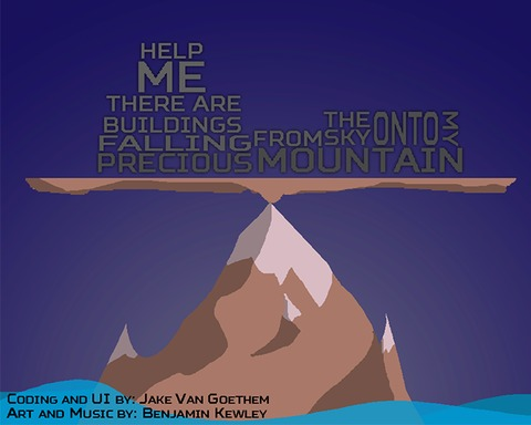 Help me there are buildings falling from the sky onto my precious mountain