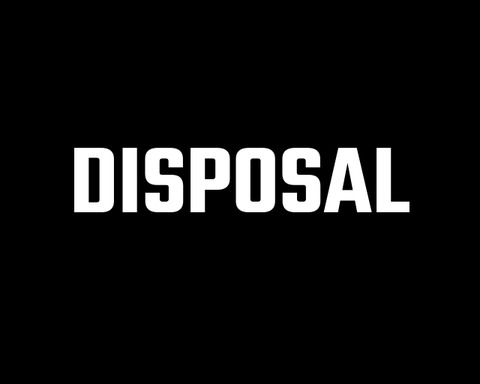 Disposal