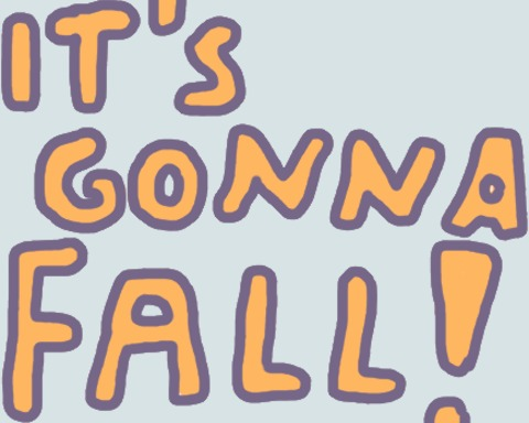 It's gonna fall!