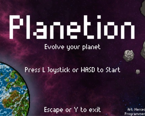 Planetion: Evolve your planet