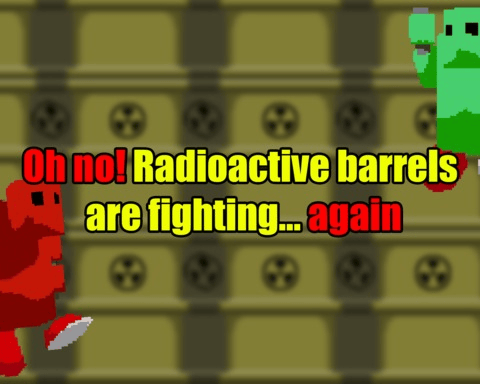 ☢️Oh no! Radioactive barrels are fighting... again ☢️