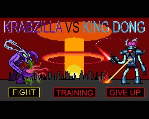 Krabzilla VS King Dong