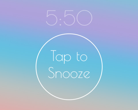 Tap to Snooze