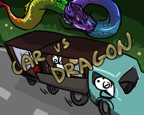 Car vs Dragon