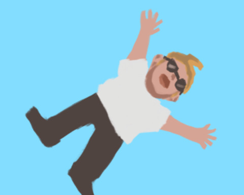 Untitled Falling Off a Cliff Game