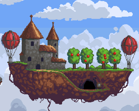 Rising wind Island