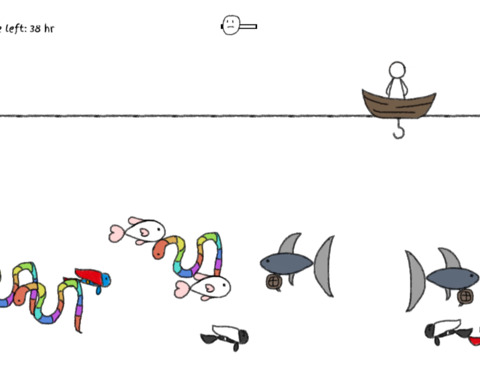 Make a Manga Series but It's a Fishing Game
