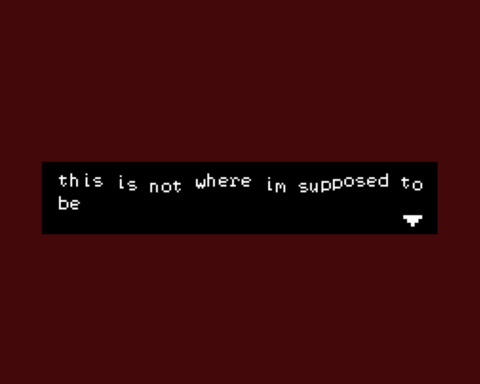you are not supposed to be here