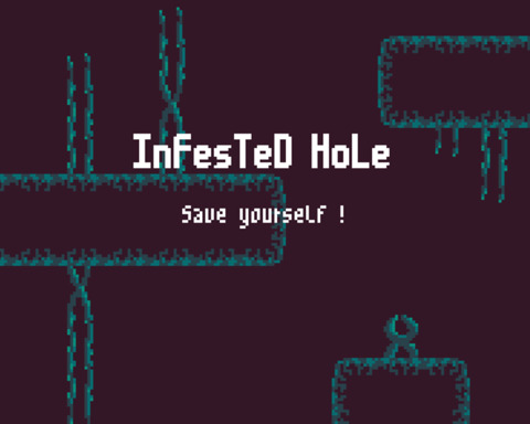 Infested hole