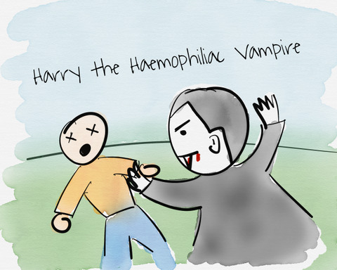 Harry the Haemophiliac Vampire