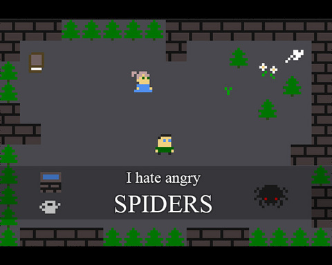 I hate angry spiders!