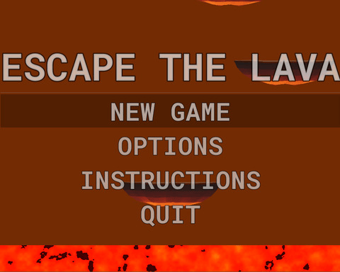 Escape the lava