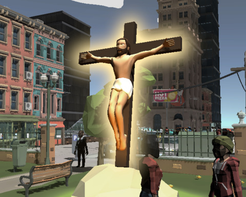 Jeesus's stroll in the park