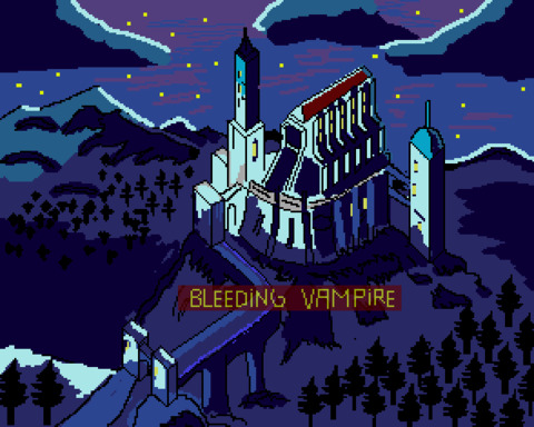 Bleeding vampire
