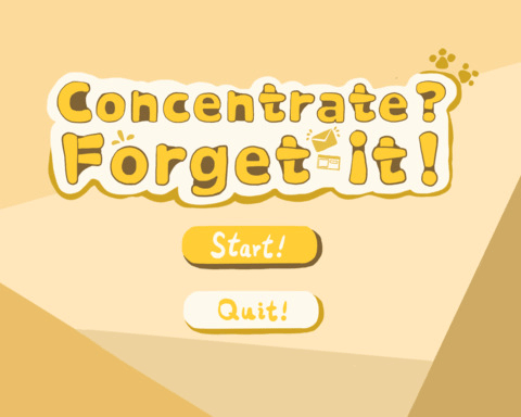 Concentrate? Forget it!