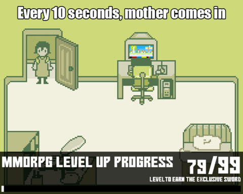 Every 10 seconds, mother comes in