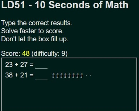 10 Seconds of Math