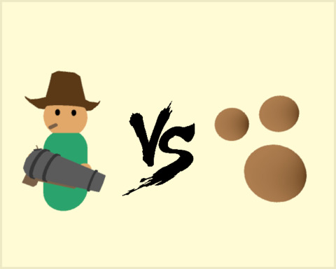 Cowboy vs Tumbleweeds