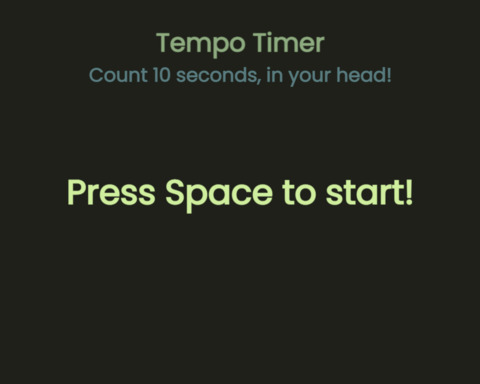 Tempo Timer!