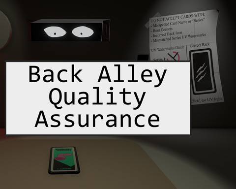 Back Alley Quality Assurance
