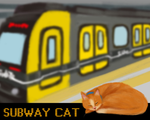 Subway Cat